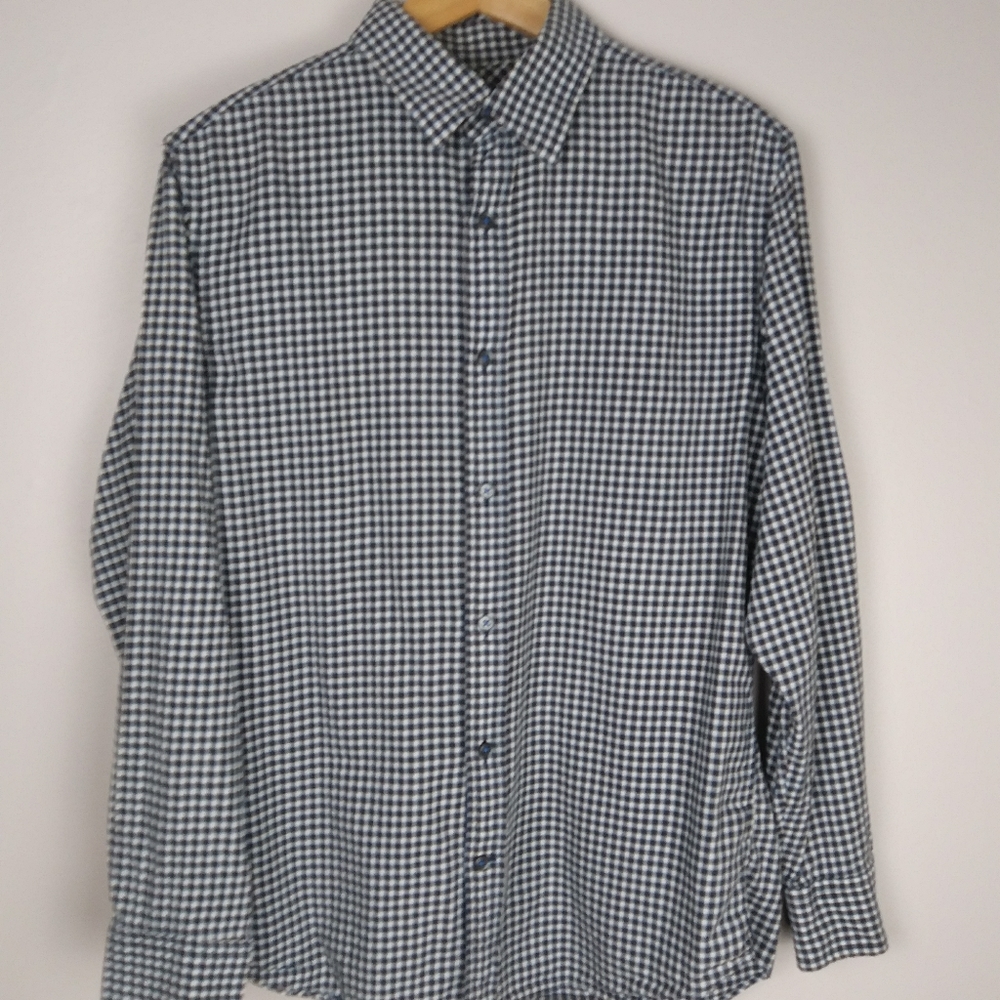 Banana Republic Mens Plaid Long Sleeve Size M